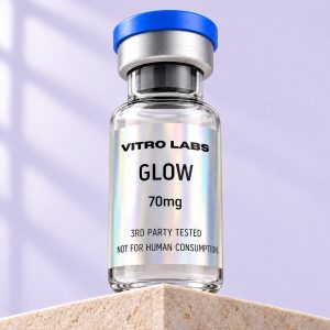 GLOW Blend 70mg research compound vial