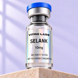 Selank 10mg research compound vial